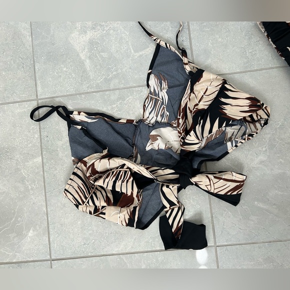 NWOT SHEIN Backless Spaghetti Strap V-neck Cami Top & Split Hem Maxi Skirt - Picture 7 of 11